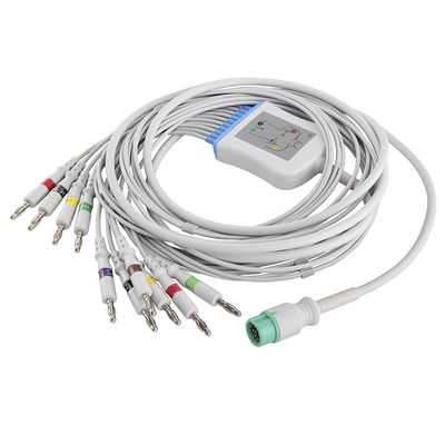 Кабель Mindary Beneview T5 T8 M2461A EKG и соединитель Leadwires IEC4.0Banana