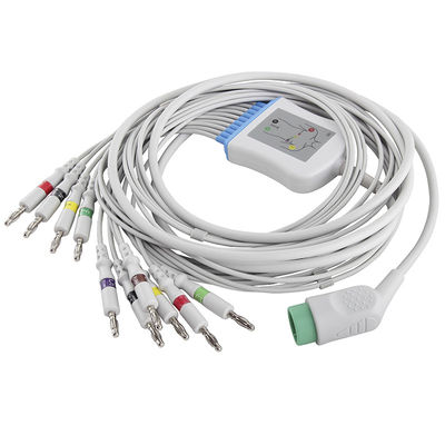 Med-tronic совместимое Непосредственн-соединяет IEC 4.0Banana кабеля и Leadwires EKG