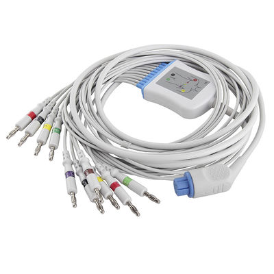 Соединитель IEC 4.0Banana кабеля и Leadwires Datex EKG