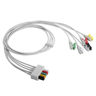 Leadwires Mindray Datascope ECG 0012-00-1514-03 5 подводящий провод зажима ECG хватальщика руководства