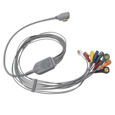 Кабель хобота руководства TPU ECG кабеля MAECG-200 10 Medex ECG Holter