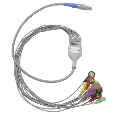 Биомедицинские аппаратуры 10 водят кабель и Leadwires Holter ECG