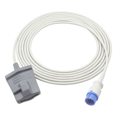 Зажим SpO2 техника серии 9Pin цифров зонда a датчика Biolight SpO2 взрослый мягкий