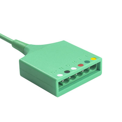 Кабель-адаптер ЭКГ Sie-me-ns Draeger MS16256 с 6 отведениями, удлинительный кабель ЭКГ Drager с одноконтактным разъемом