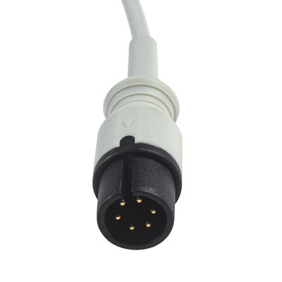 Кабель соединителя зажима ECG IEC кабеля AAMI 6Pin ECG и руководства Leadwires 3