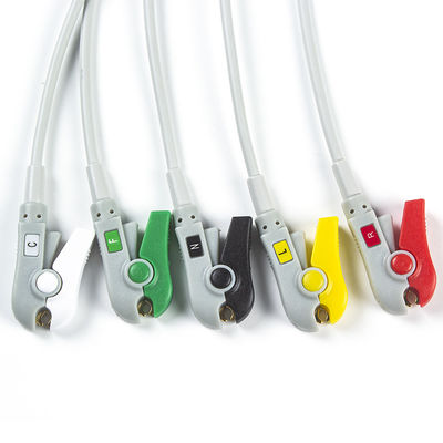 IEC руководства кабелей и Leadwires 5 Bionet BM3/5 ECG закрепляет 8Pin кабель соединителя ECG