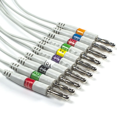 Валлийский кабель Allyn RE-PC-AHA-BAN SE-PRO-600 EKG и банан 4,0 IEC Pin Leadwires 14