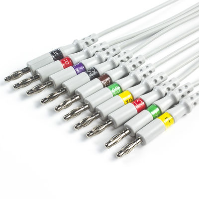 Валлийский кабель Allyn RE-PC-AHA-BAN SE-PRO-600 EKG и банан 4,0 IEC Pin Leadwires 14