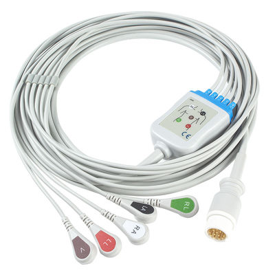 Кабель руководства M1975A ECG кабелей и Leadwires 12pin 5 Philips ECG