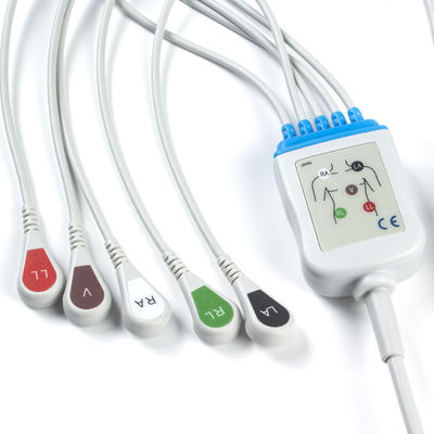 Кабель руководства M1975A ECG кабелей и Leadwires 12pin 5 Philips ECG