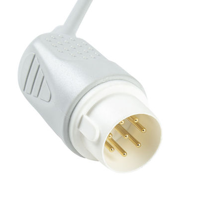 Кабель кнопки ECG кабелей и Leadwires 3Lead M1735A Philips 8Pin ECG