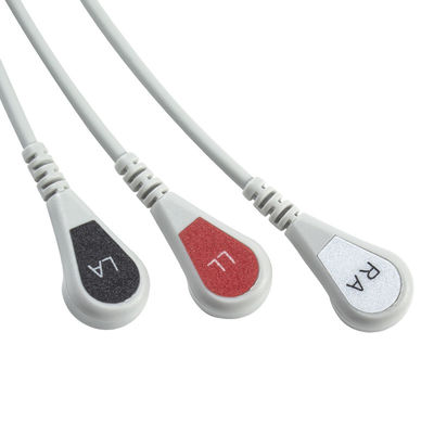 Кабель кнопки ECG кабелей и Leadwires 3Lead M1735A Philips 8Pin ECG