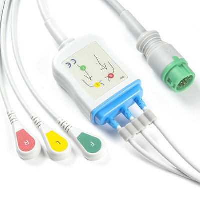 Mindray Datascope 040-000966-00 кабели EA6232A ECG и соединителей ECG Leadwires 12pin привязывает кнопку IEC 3 руководств