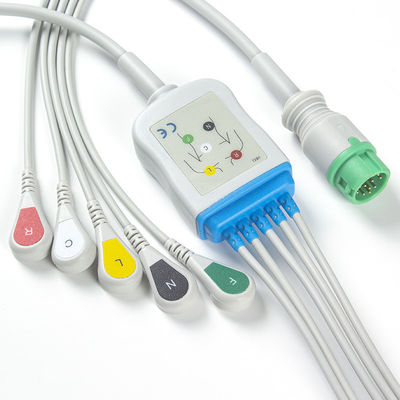 Mindray Datascope 040-000963-00 кабели EA6252B ECG и соединителей ECG Leadwires 12pin привязывает кнопку IEC 5 руководств