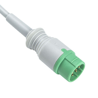 IEC кабеля Mennen ECG и руководства Leadwires 5 закрепляет 12Pin кабель соединителя ECG