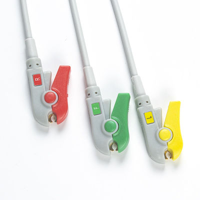 Контактный разъем ECG кабелей и Leadwires 12 Bionet новый BM3 BM5 ECG привязывает зажим хватальщика IEC 3 руководств