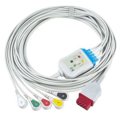 Кабели и Leadwires руководства ECG Bionet новые BM3 BM5 BM7 5 щелкают штырь IEC 12 кабеля ECG