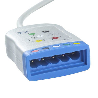 Datascope/Maquet/Getinge 12-конечный ECG трубный кабель к ECG 5 свинцовый кабель IEC AHA одноконечные ECG свинцовые провода