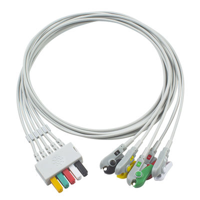 Кабель Сименс/Leadwire 5Lead ECG Drager 5956359 MP03414 ECG отделяемый