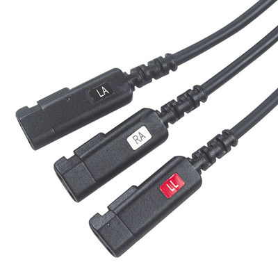 Провод 3 радио ПЛЮЩА MRI просвечивающий 5 10 Leadwires руководства CONMED Philips ECG Radiotranslucent
