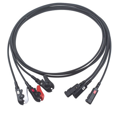 Провод 3 радио ПЛЮЩА MRI просвечивающий 5 10 Leadwires руководства CONMED Philips ECG Radiotranslucent