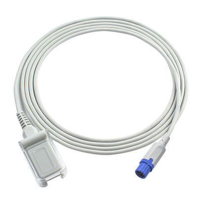 Зонд 7Pin датчика Drager Сименс SpO2 к удлинительному кабелю 2.4M DB9 SpO2 TPU