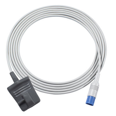 Прямоугольник 8Pin датчика зажима SpO2 пальца Philips M1196A многоразовый взрослый