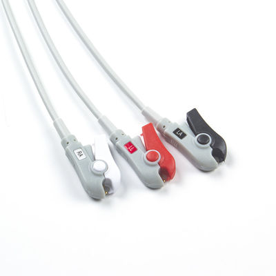 Для Artema S&W Совместимый прямой подключения Кабель ЭКГ и проводные провода 3Lead AHA Grabber