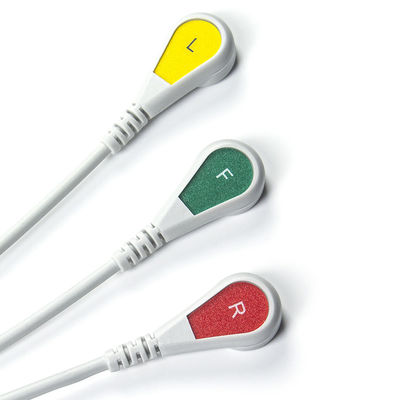 Hellige Совместимый прямой подключения Кабель ЭКГ и провода для 3Lead IEC Snap