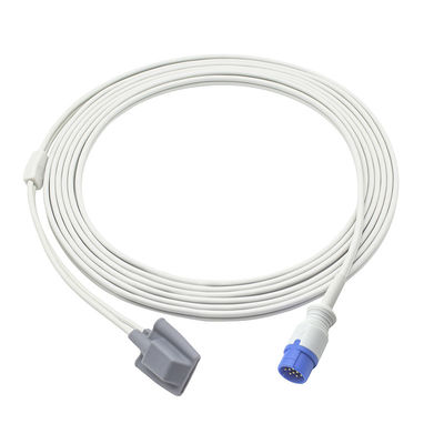Шиллер Truscope SpO2 Sensor Classic Mini II III Digital 12Pin Adult Soft tip SpO2 Пробный кабель для взрослых