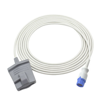 Шиллер Truscope SpO2 Sensor Classic Mini II III Digital 12Pin Adult Soft tip SpO2 Пробный кабель для взрослых