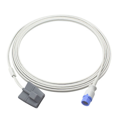 Шиллер Truscope SpO2 Sensor Classic Mini II III Digital 12Pin Adult Soft tip SpO2 Пробный кабель для взрослых