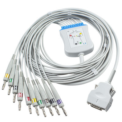 Mortara сразу подключает кабель кабеля 9293-021-50 ECG EKG на ELI 100, ELI 200, банан 4,0 ELI 50