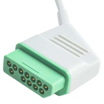 Нихон Кохден одночастичный ЭКГ кабель 12Pin 6 lead ЭКГ кабель