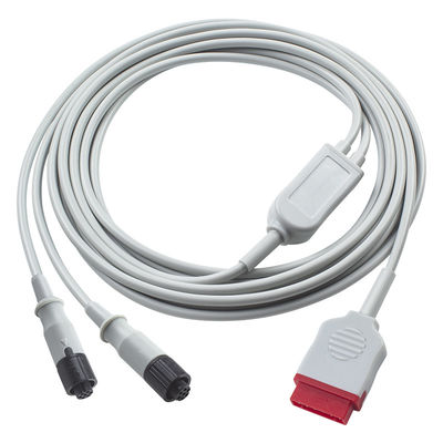 GE IBP Adapter Cable 11pin к двойному логическому соединителю Medex B650 Tram 500 Transducer Extension Cable