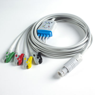 Совместимая с кабелем Primedic ECG Primedic Defibrillator 4Lead ECG IEC Grabber