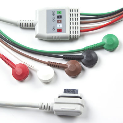 Кабель ЭКГ 5Lead Holter GE Seer ECG 2008594-001 Кабель совместим с GE SEER LIGHTR