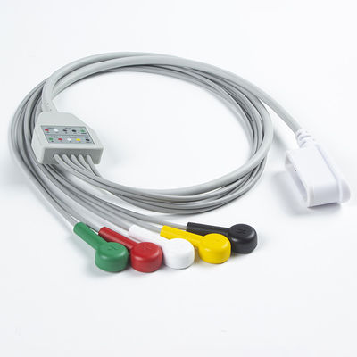 Leadwire Set 2104816-001 GE Seer 5Lead IEC Snap 2067634-019 Совместимый GE SEER 1000
