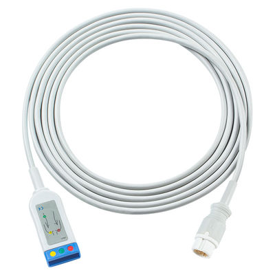 PH ЭКГ ствол кабеля EDG стиль 3Lead Leadwires кабель 1.30M-43100A