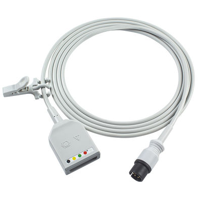 Mindray Datascope AAMI 6Pin Connector 5Lead ECG Trunk Adapter Кабель 0010-30-12377 EV 6102 Кабель расширения ЭКГ Евро стиль