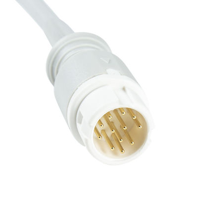PH 12Pin ECG трубный кабель Phil-ips Din Style 3lead кабель 1.30M