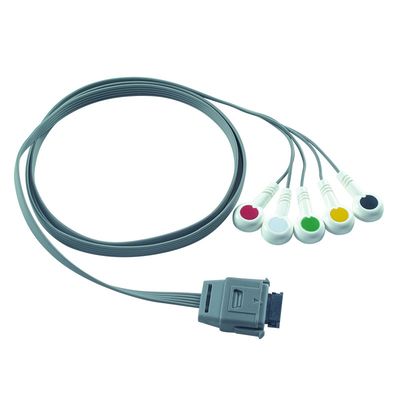 TPU Edan 5Lead ECG Holter Cable IEC Срочный срок годности 24 месяца для биомедицинского инструмента