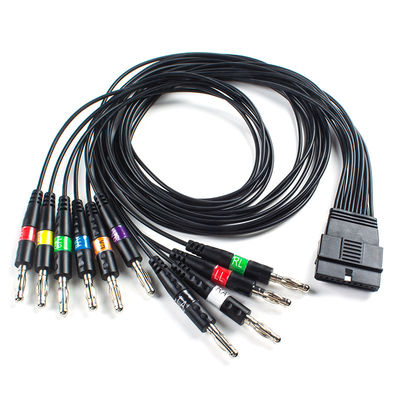 TPU 10 Свинцовый ЭКГ-кабель для пациентов Banana End for Schiller FT-1 2.400331 MS-12 Синий ЭКГ-кабель