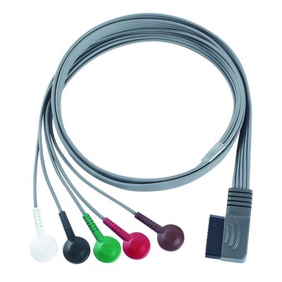 Совместимо с PH ECG Telemetry Leadwire - M4725A ECG Holter Cable 350-0173-03 для Zymed DigiTrak-Plus