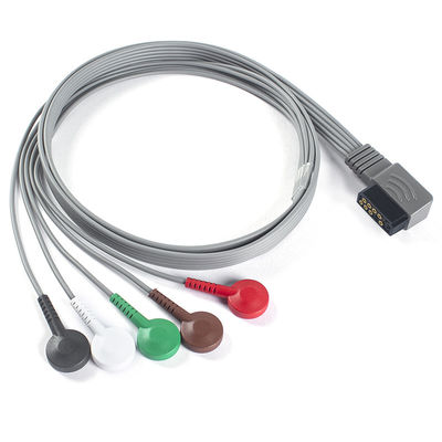 Совместимо с PH ECG Telemetry Leadwire - M4725A ECG Holter Cable 350-0173-03 для Zymed DigiTrak-Plus