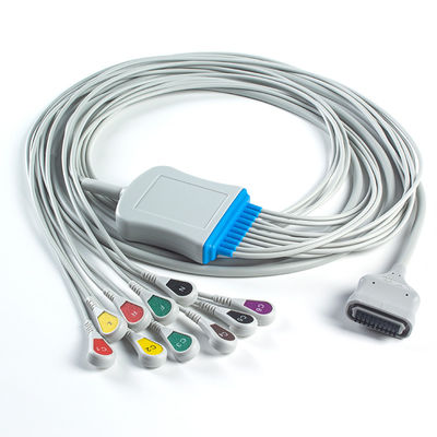 EDAN Dx12 10Lead ECG Holter Cable Snap 2.2M Трубовой кабель и провода длина 0.8/1.2M