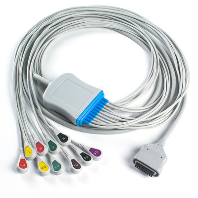 EDAN Dx12 10Lead ECG Holter Cable Snap 2.2M Трубовой кабель и провода длина 0.8/1.2M
