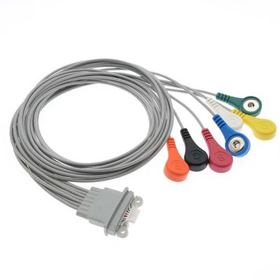 Совместимость с Schiller Medilog AR12 Plus ECG Holter кабелем 7Lead IEC Snap AR4 Plus FD5