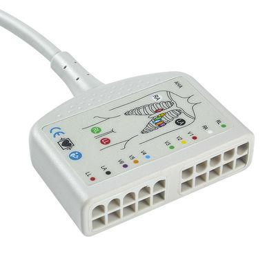Совместимая с Mindray BeneHeart D6 ЭКГ Трубовой кабель ЭКГ для дефибриллятора Mindray IEC