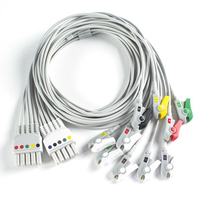 Совместимый Mindray BeneHeart D6 дефибриллятор 10Lead EKG Leadwires IEC Grabber